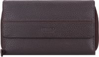 mano Don Tommas Long Zip Wallet Large Brown