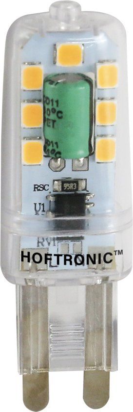 HOFTRONIC G9 LED Lamp - 2,2 Watt 200 lumen - 6500K Daglicht wit - 230V - Vervangt 22 Watt