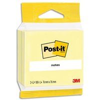 Post-it Zakje met 2 blokken van 100 Post-It vellen 7,6 x 7,6 cm Geel