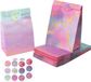 12 sacs cadeaux arc-en-ciel avec 18 autocollants