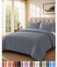 Dekbedovertrek 200x200 cm tweepersoons Geborsteld microvezel polyester 2 kussenslopen 50 x 75 cm Zwart voor slaapkamer
