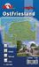 Ostfriesland KVplan Ostfriesland >regio< (ganze Region ostfriesische Halbinsel), Radkarte/Freizeitkarte, 1:100.000 / 1:25.000