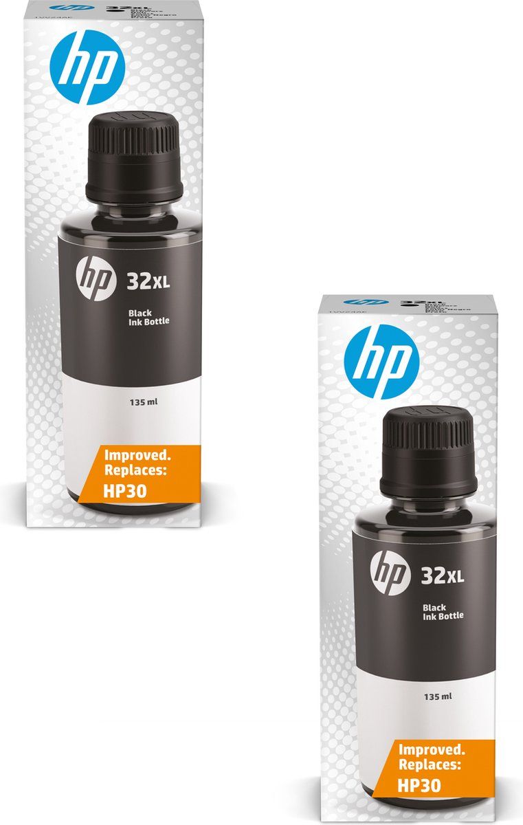 HP 32XL 2x - Inktcartridge zwart - 8714958000648