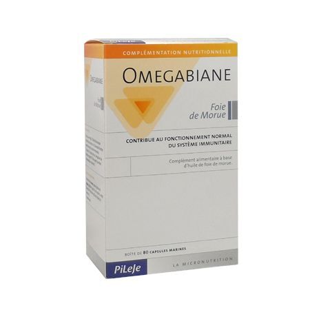 PiLeJe Omegabiane Levertraan Capsules 80 stuks