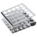 Globe Scientific 457200 roestvrij staal "Z" vorm buis Rack, 16/17mm buizen, 25-Place