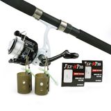 FISH-XPRO Complete Vishengelset - 2.40m - Winkle picker set - Feederhengel - Hengelset - Complete visset - Vishengel - Vismolen