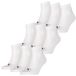 Puma Quarter Sokken Wit 9-pack-43/46