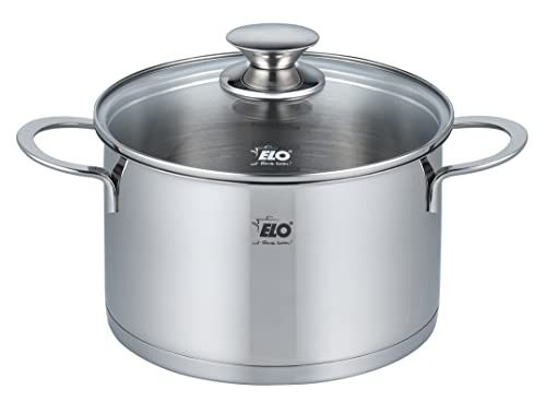 ELO Galant Vleespan 20 cm - Inductie - RVS - Met Glazen Deksel