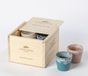 Costa Nova Grespresso - 8 espressokopjes 80ml in houten giftbox - Kleurenmix