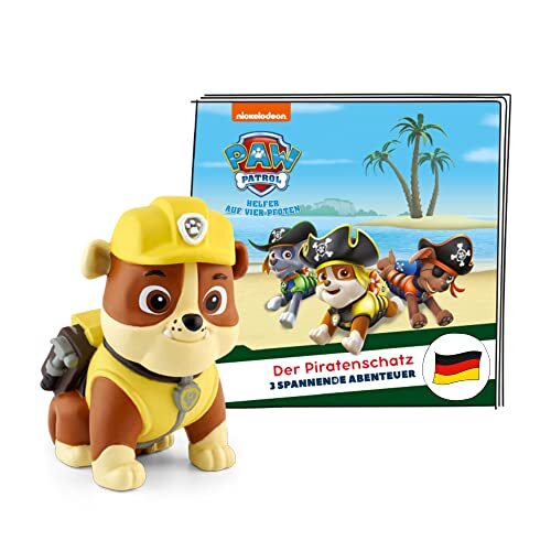 tonies PAW Patrol Luisterfiguren voor Toniebox, de piratenschat, hoorspel met 4 verhalen voor kinderen vanaf 3 jaar, speeltijd ca. 55 minuten