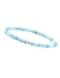 GD GOOD.designs Parelarmband dames met echte natuurstenen en 925 zilveren kraal