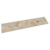 vidaXL - Tapis de cuisine - lavable - imprimé pastel hexagonal - 60x300 cm - velours