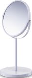 Zeller make up spiegel - rond - dubbelzijdig - wit