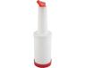 APS bouteille de dosage et de stockage - Rouge - 1l - Set de 2 pièces