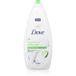Dove Verfrissend doucheschuim, dermo-natuurlijke vochtverzorging, komkommer en groene thee, 1/4 vochtinbrengende crème, dermatologisch getest, douchegel voor dames en heren, 100% gerecyclede fles* 750