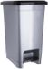 Orion - Poubelle étroite - 10L - Plastique - Gris
