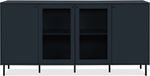 Finori Dressoir Carillon 180cm avec quatre portes - bleu marine
