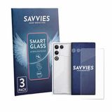 Savvies 3 Stuks Screenprotector - Geschikt voor ZTE Nubia Red Magic 11 Air (Voor+Camera) - Beschermfolie Glas Transparant