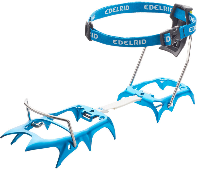 Edelrid Edelrid Shark Lite Stijgijzers, turquoise EU 34-48 2023 Stijgijzers