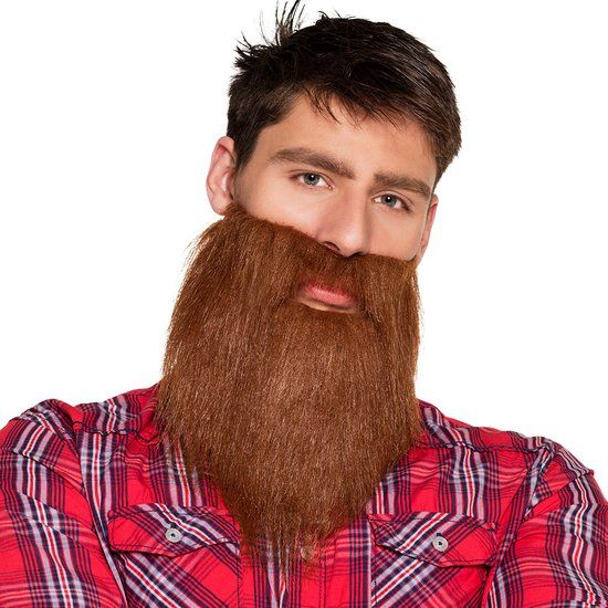 Boland - Baard Hipster - Volwassenen - 60's & 70's - Hippies & Flower Power