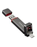 Intenso UX100 externe SSD-stick met USB-C & USB-A, dubbele aansluiting, 250 GB