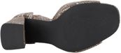 Joop - Damen Sandale Serpente Cresta Pia - Vrouwen - Maat 38 - Greige - Platte sandalen - Leer