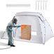 StarTech Latios Draagbare spuitcabine - Spuittent / Verftent - 305 x 213 x 183 cm - Ingebouwde Vloer - Eenrichtingsfolie - Ventilatieopening - Wit