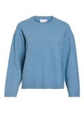 Viliga VILA Gebreide trui VILIGA ronde hals Blue Shadow1 XS