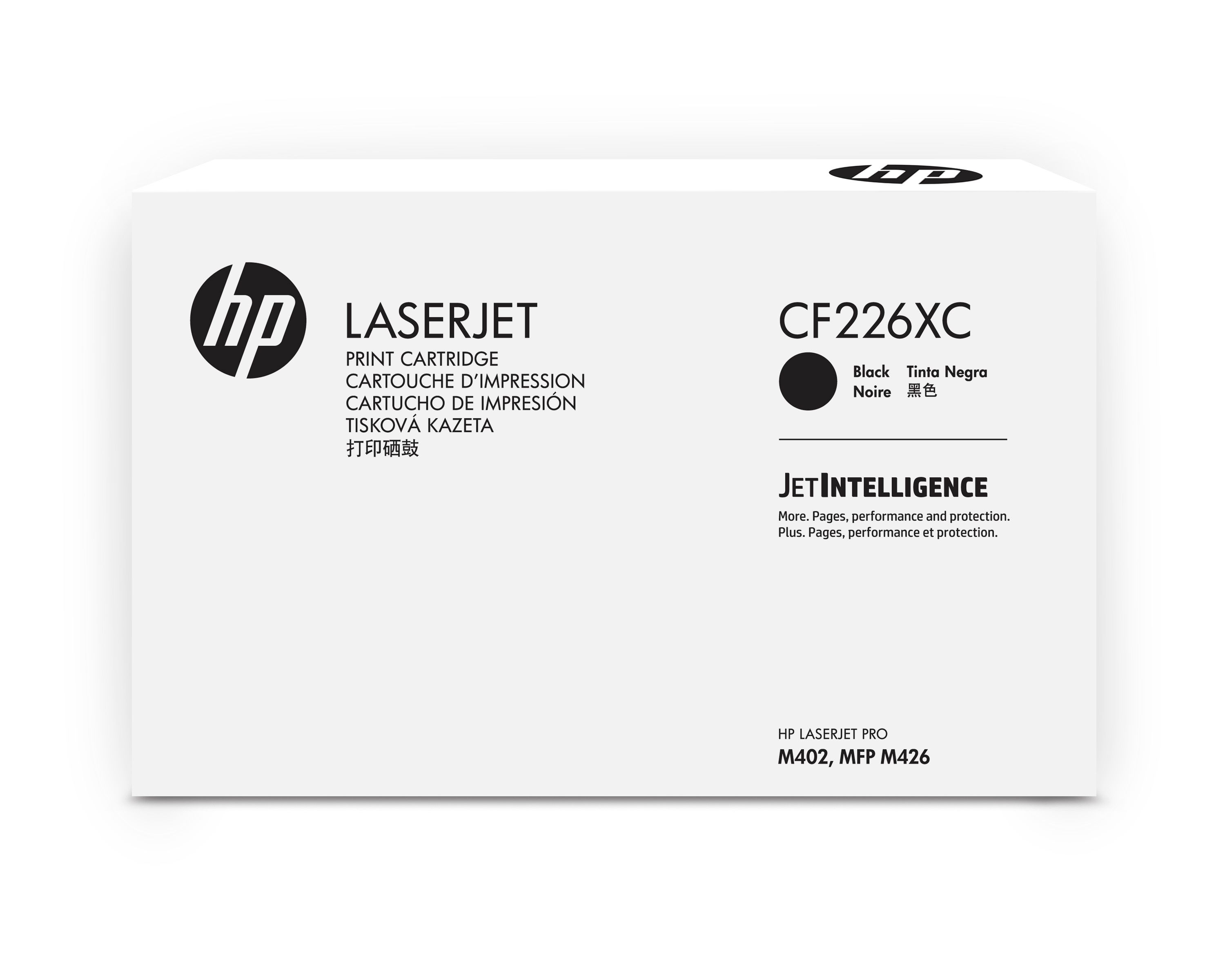 HP 26X Zwart High Yield Toner Cartridge (CF226XC) - Geschikt voor HP LaserJet Pro M402/M426