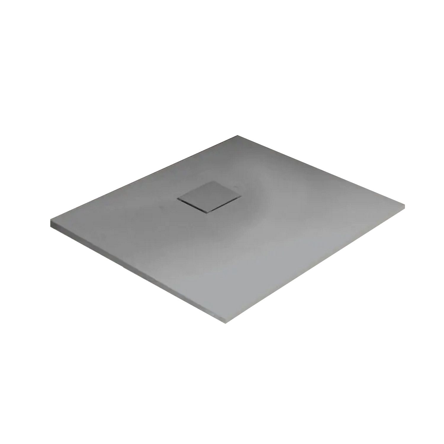 Boss & Wessing Naxos Douchebak 90x90 cm Stone-look Mat Grijs