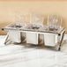Acier inoxydable Station de garniture pour pizza avec ensemble de pelle