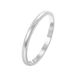 Lucardi Dames Ring rhodiumplated - Ring - Cadeau - Echt Zilver - Zilverkleurig