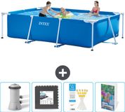 Intex Rechthoekig Frame Zwembad - 300 x 200 x 75 cm - Blauw