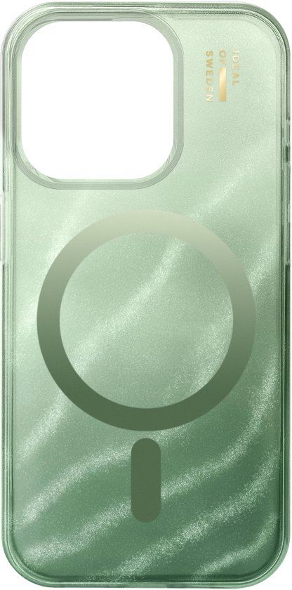 iDeal of Sweden Clear Case MagSafe geschikt voor iPhone 15 Pro - Sage Green