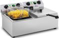 Royal Catering Friteuse électrique - 2 x 10 litres - Minuterie - 230 V