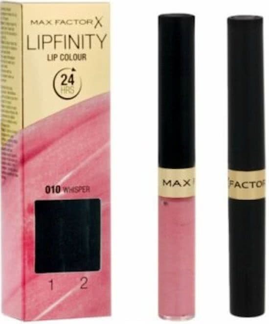 Max Factor 2 Steps Lipstick Lipfinity Whisper 010