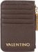 VALENTINO Maury Credit Card Case Caffe brun foncé