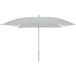 Doppler Gastro Fiberglas Sonnenschirm; 210x210x265 cm (LxBxH); hellgrau