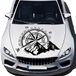 Dailygoods - Autocollants en vinyle imperméables noirs pour Lamborghini Urus, 60 cm