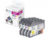 G&G Cartouche d'encre combinée Compatible Noir, Cyan, Magenta, Jaune GP-B424BKCMY-4P