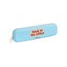 Fisura Back to The Office siliconen etui voor tafelpennen, met ritssluiting, 20 x 5 cm, blauw