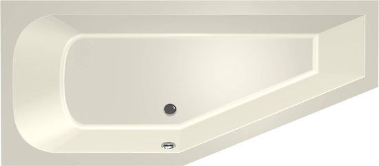 Xenz Lagoon Compact Douchebad - 160x75cm - Links - Pergamon Acryl