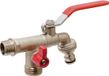 Aqua Control Robinet de jardin Premium avec double sortie 1/2 pouce - 3/4 pouce - G6354