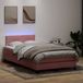 Maison Exclusive - Lit boxspring avec matelas et LED rose 120x220 cm velours