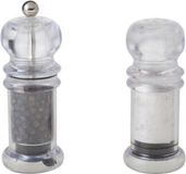 Cosy & Trendy Peper en zout set - helder kunststof