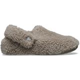 Crocs Classic Cozzzy Slipper Toddler Mushroom - Pantoffels Grijs/Beige Kinderen