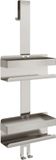 vidaXL Étagère de douche suspendue brossé 304 acier inoxydable
