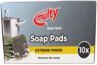 Multy - Éponges à récurer savonneuses - 10 pièces en boîte