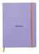 RHODIA 117509C - Soepel Schrift Iris - 19 x 25 cm - Gelijnd - 160 pagina's - Clairefontaine Ivoor Papier 90 g/m² - Leeslint, Elastieksluiting - Omslag in Imitatieleer - Collectie Rhodiarama