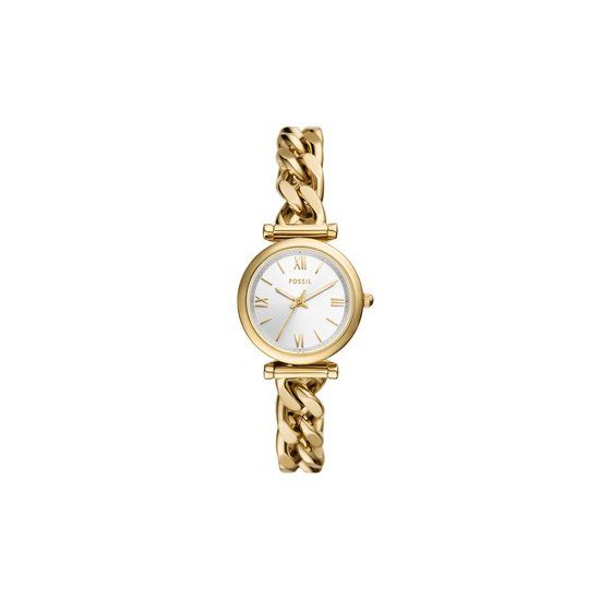 Fossil ES5329 Carlie Dameshorloge Goudkleurig 28 mm